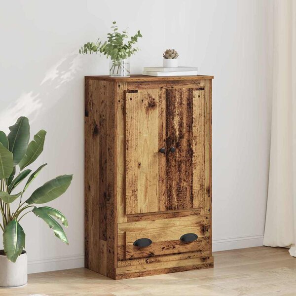 Magasfiú fiókkal Öreg fa 60 x 35,5 x 103,5 cm Faanyag