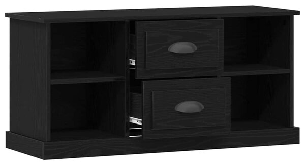 TV szekrény 99,5 x 35,5 x 48 cm Fekete tölgy Szerelt Fa