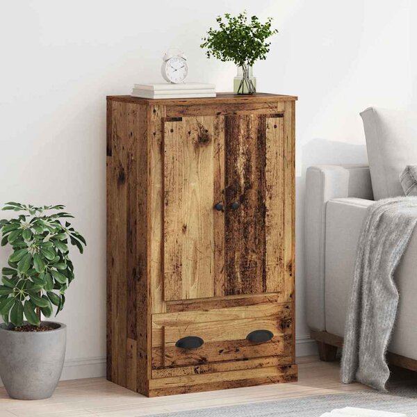 Magasfiú fiókkal Öreg fa 60 x 35,5 x 103,5 cm Faanyag