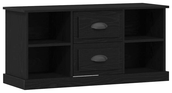 TV szekrény 99,5 x 35,5 x 48 cm Fekete tölgy Szerelt Fa