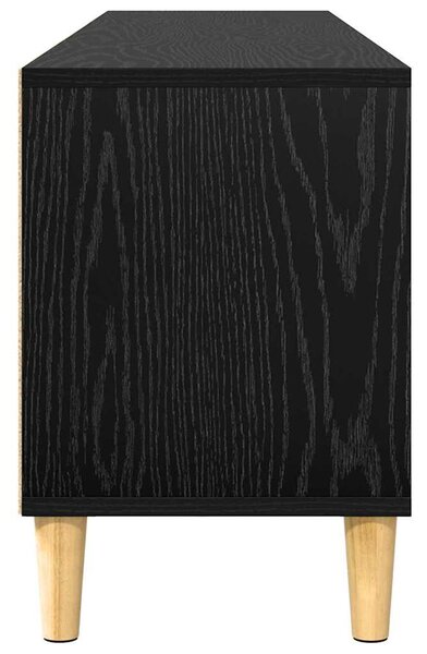 TV szekrény fiókkal Musta tammi 150 x 30 x 45 cm Faanyag