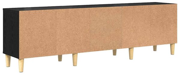 TV szekrény fiókkal Musta tammi 150 x 30 x 45 cm Faanyag