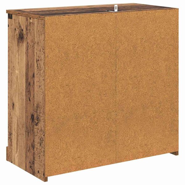 Magasfiú fiókkal Öreg fa 70 x 35,5 x 67,5 cm Faanyag