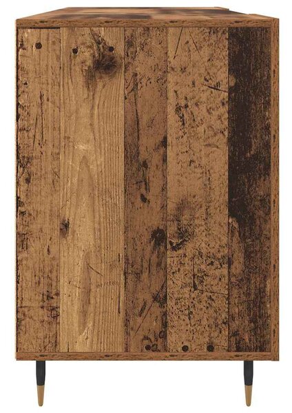 Asztal polcokkal tárolóval Régi fa 140 x 50 x 75 cm Faanyag