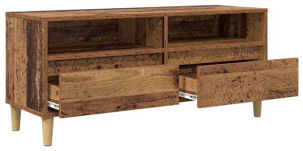 TV szekrény fiókkal Öreg fa 100 x 34,5 x 44,5 cm Faanyag