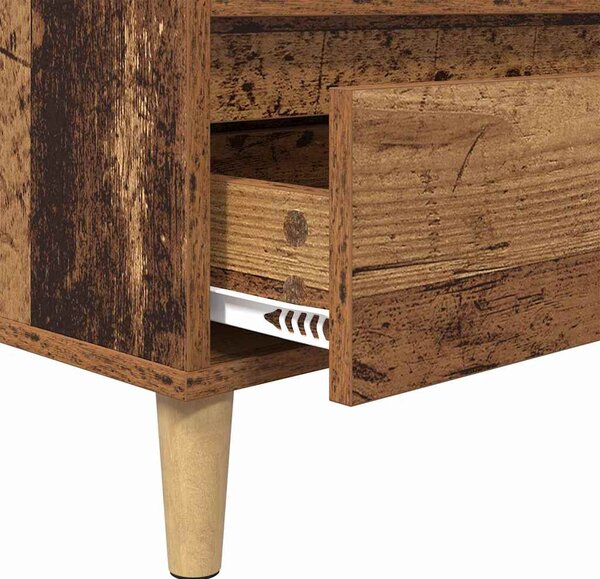 TV szekrény fiókkal Öreg fa 100 x 34,5 x 44,5 cm Faanyag
