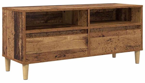 TV szekrény fiókkal Öreg fa 100 x 34,5 x 44,5 cm Faanyag