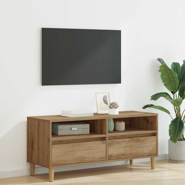 TV szekrény 100 x 34,5 x 44,5 cm Artisan tölgy Faanyag