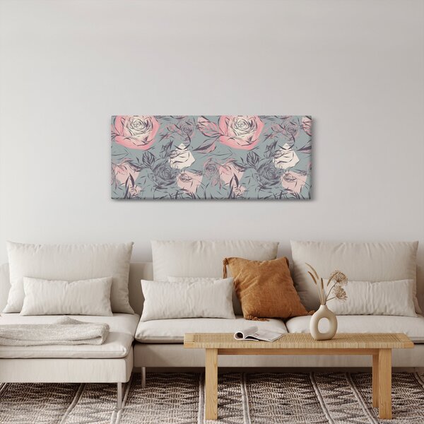 Kép - Rózsák (120x50 cm)