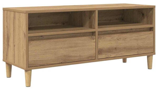 TV szekrény 100 x 34,5 x 44,5 cm Artisan tölgy Faanyag