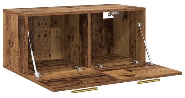 Fali Szekrény 80 x 36.5 x 35 cm Szerelt Fa Régi fa