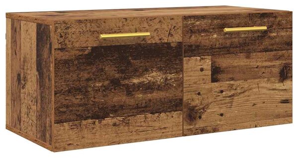 Fali Szekrény 80 x 36.5 x 35 cm Szerelt Fa Régi fa