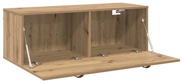 Fali Szekrény kézműves tölgy 100 x 36.5 x 35 cm Faanyag