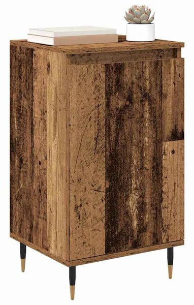 Széf 2 pcs Öreg fa 40 x 35 x 70 cm Műszaki fa és vas