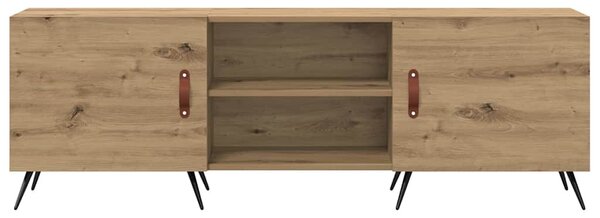 TV szekrény kézműves tölgy 150 x 30 x 50 cm Faanyag