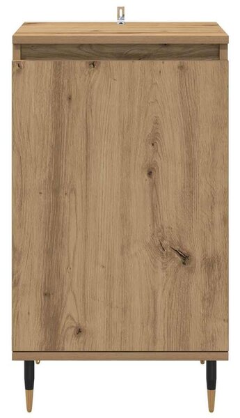 Széf 2 pcs Artisan tölgy 40 x 35 x 70 cm Műszaki fa és vas