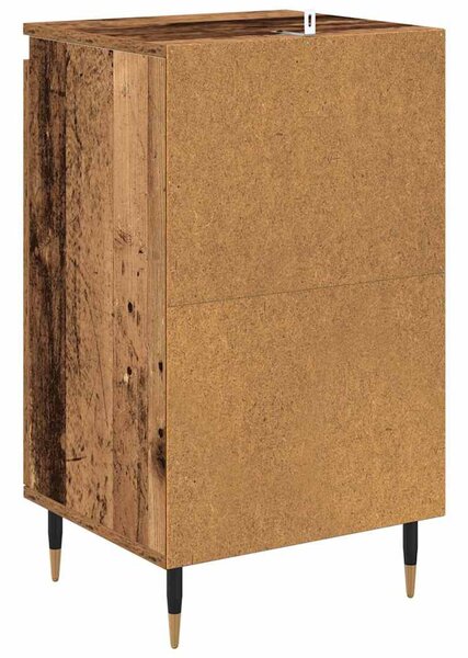 Széf 2 pcs Öreg fa 40 x 35 x 70 cm Műszaki fa és vas