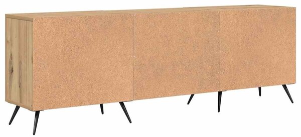 TV szekrény kézműves tölgy 150 x 30 x 50 cm Faanyag