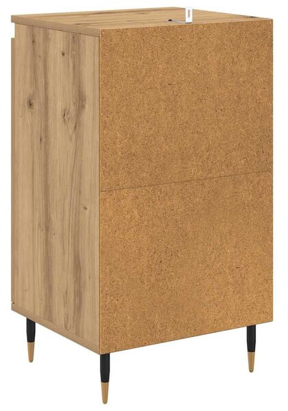 Széf 2 pcs Artisan tölgy 40 x 35 x 70 cm Műszaki fa és vas
