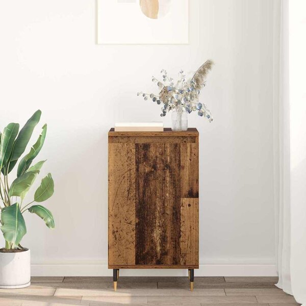 Széf 2 pcs Öreg fa 40 x 35 x 70 cm Műszaki fa és vas