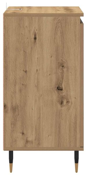 Széf 2 pcs Artisan tölgy 40 x 35 x 70 cm Műszaki fa és vas