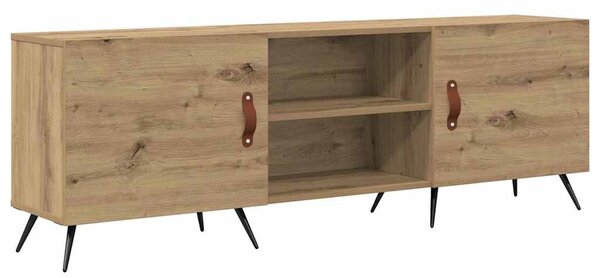TV szekrény kézműves tölgy 150 x 30 x 50 cm Faanyag