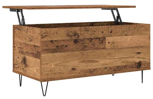 Dohányzóasztal Régi fa 90 x 44.5 x 45 cm Faanyag