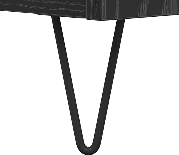 TV szekrény Fekete tölgy 103,5 x 30 x 50 cm Faanyag