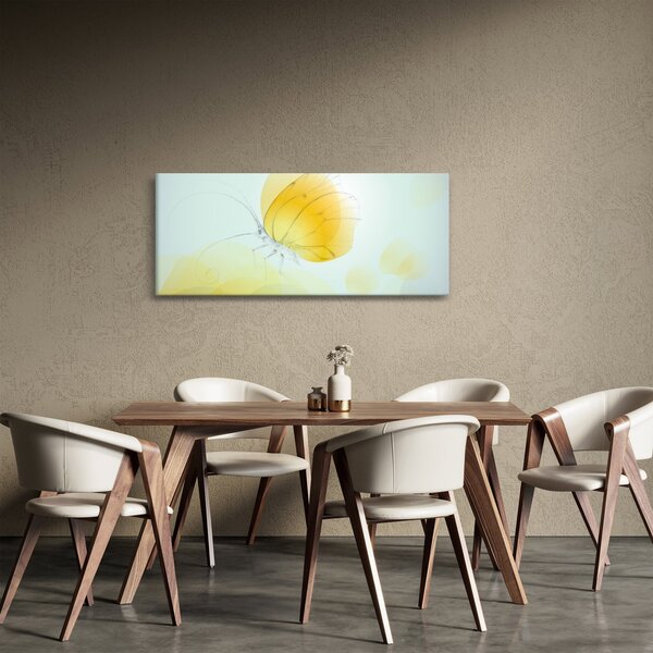 Kép - Sárga pillangó (120x50 cm)