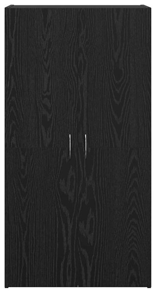 Irodai szekrény polcokkal Musta tammi 60 x 32 x 115 cm Faanyag