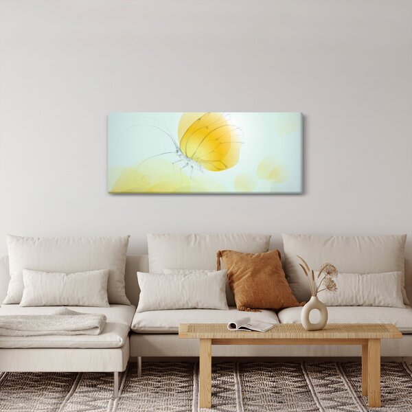 Kép - Sárga pillangó (120x50 cm)
