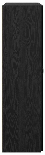 Irodai szekrény polcokkal Musta tammi 60 x 32 x 115 cm Faanyag