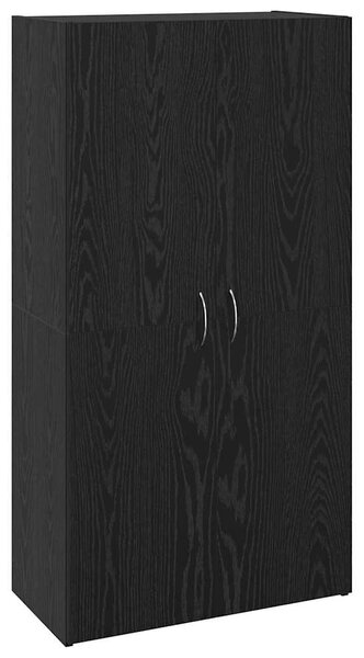 Irodai szekrény polcokkal Musta tammi 60 x 32 x 115 cm Faanyag