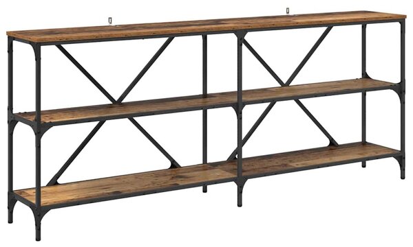 Konzolasztal Öreg fa 180 x 30 x 75 cm Szerelt Fa