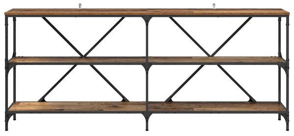 Konzolasztal Öreg fa 180 x 30 x 75 cm Szerelt Fa