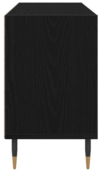 TV szekrény 103,5 x 30 x 50 cm Fekete tölgy Szerelt Fa