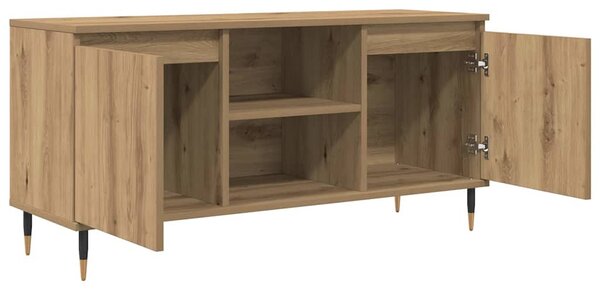 TV szekrény Artisan tölgy 104 x 35 x 50 cm Faanyag