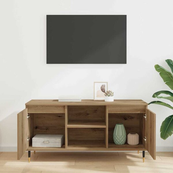 TV szekrény Artisan tölgy 104 x 35 x 50 cm Faanyag