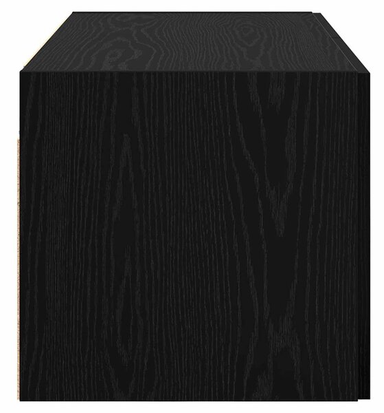 Fali Szekrény Musta tammi 80 x 42.5 x 40 cm Faanyag