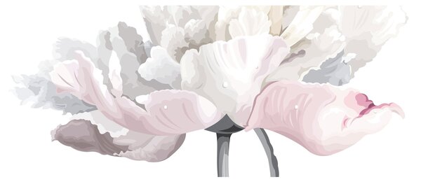 Kép - rózsa virág (120x50 cm)