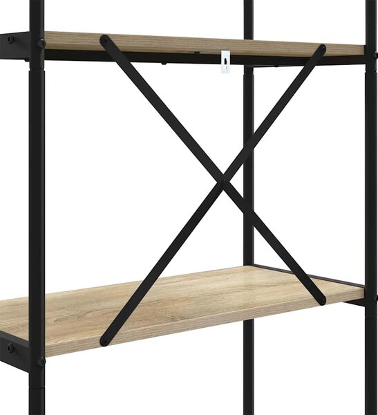 Könyvespolc sonoma tölgy 60 x 30 x 183 cm Faanyag