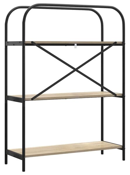 Könyvespolc sonoma tölgy 80 x 30 x 109 cm Faanyag