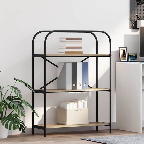 Könyvespolc sonoma tölgy 80 x 30 x 109 cm Faanyag