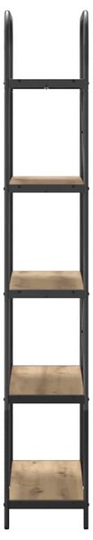 Könyvespolc 5 szintes 80 x 30 x 183 cm Szerelt fa Artisan tölgy