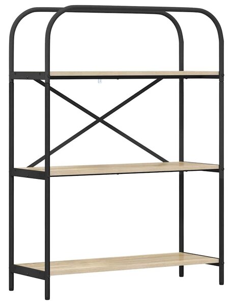 Könyvespolc sonoma tölgy 80 x 30 x 109 cm Faanyag
