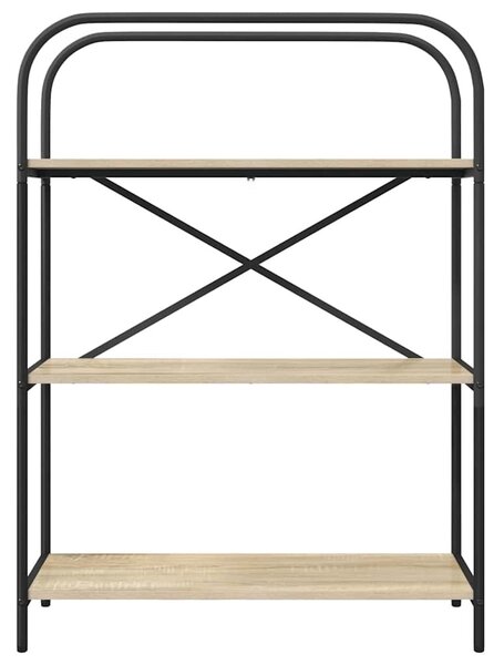 Könyvespolc sonoma tölgy 80 x 30 x 109 cm Faanyag