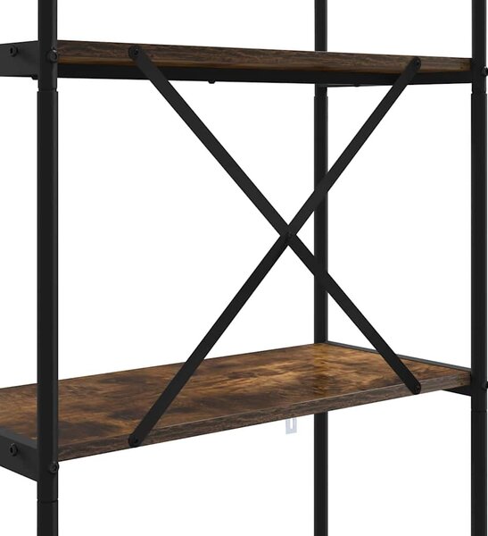 Könyvespolc Füstölt tölgy 60 x 30 x 146 cm Faanyag