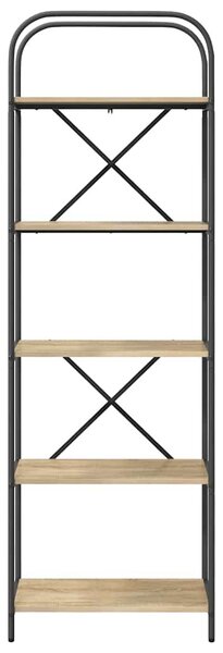 Könyvespolc sonoma tölgy 60 x 30 x 183 cm Faanyag