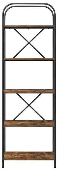 Könyvespolc Füstölt tölgy 60 x 30 x 183 cm Faanyag