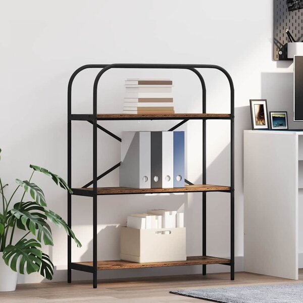 Könyvespolc Régi fa 80 x 30 x 109 cm Faanyag